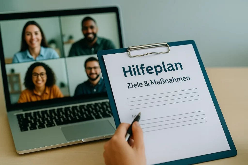 Online-Hilfeplan nach § 36 SGB VIII mit digitaler Abstimmung zwischen Fachkräften